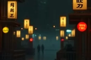 生锈的铁轨向远方延伸，两旁长满野草