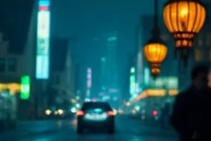 贴满便签的墙面与被夕阳照亮的落地窗